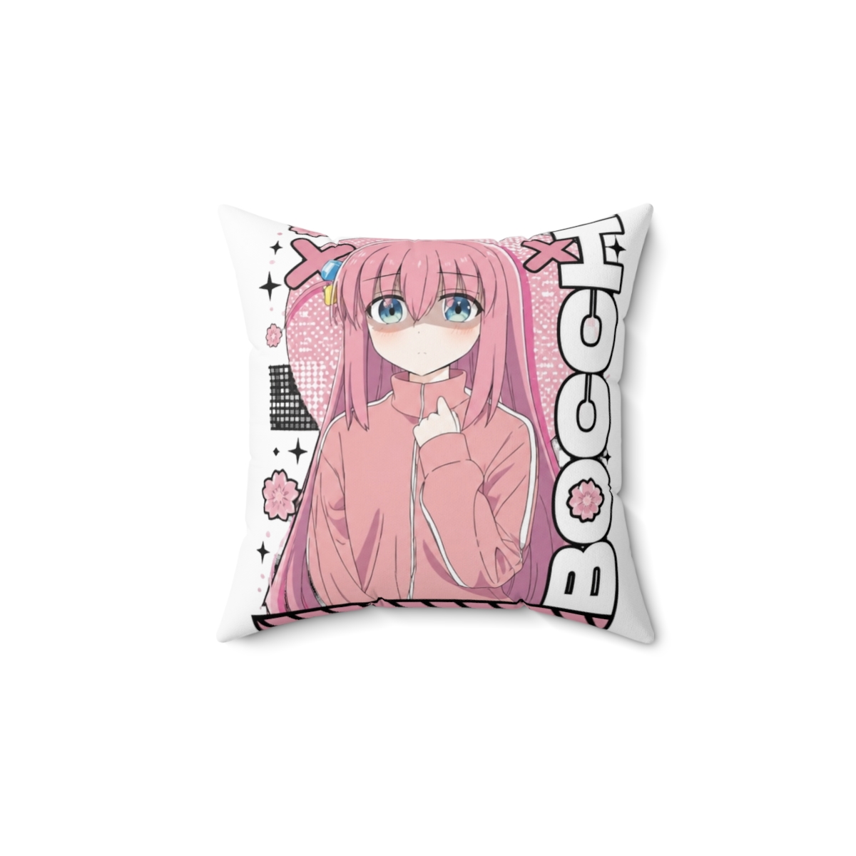 Bocchi The Rock Hot Throw Pillow | Bocchi the Rock! - alternate angle 1, merchandise