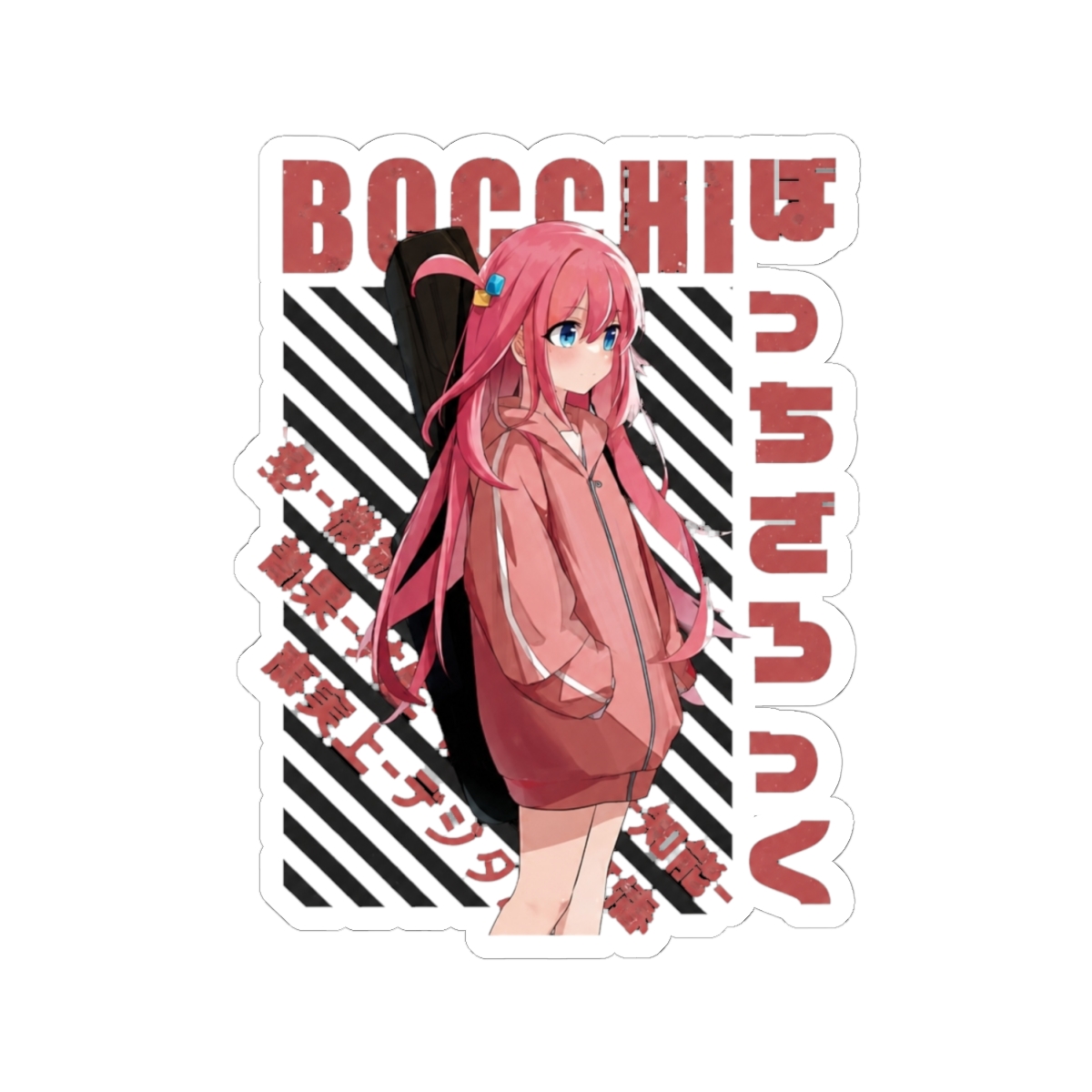 Bocchi the Rock! - Hitori Gotou #05 Sticker - alternate angle 1, merchandise